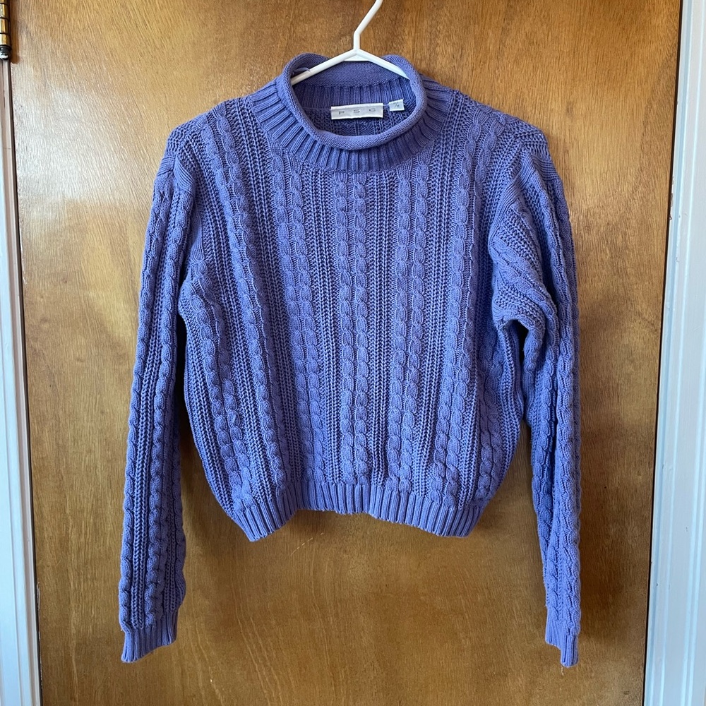 Purple crop top